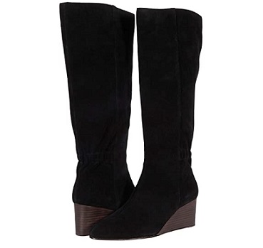 Sole Society Deanna classy Tie winter boots 2020- blaque colour